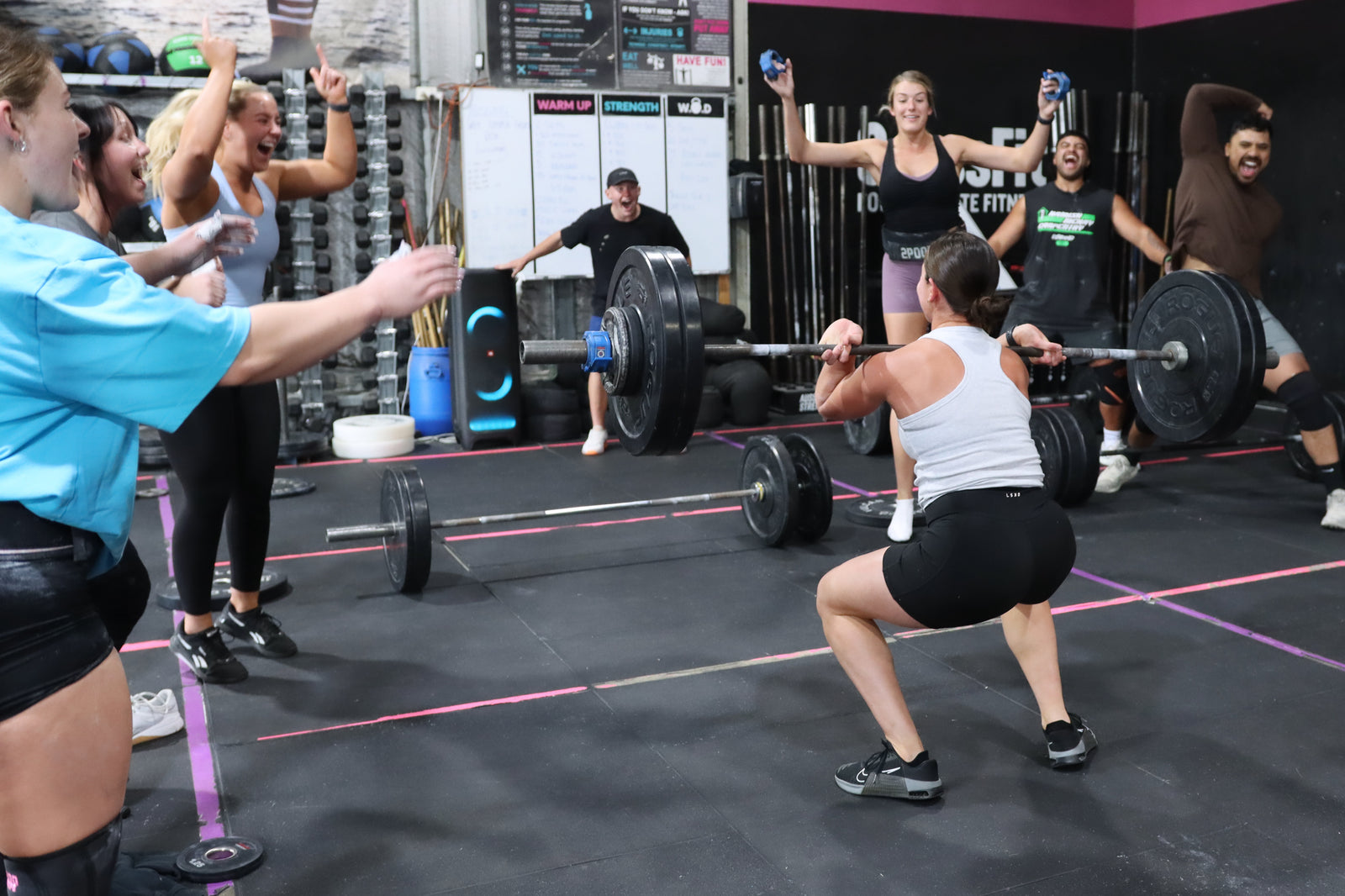 CrossFit 2795 members training together