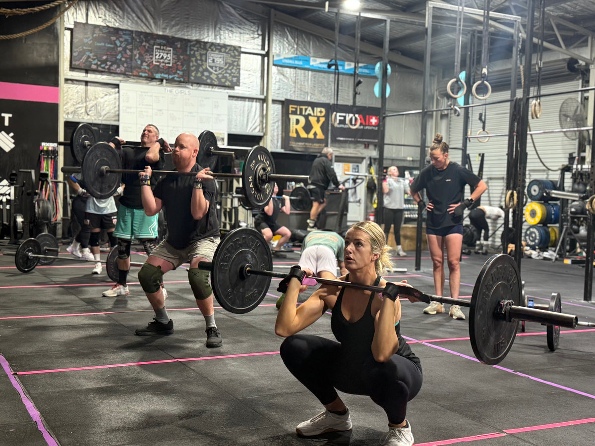 A coached CrossFit class at CrossFit 2795